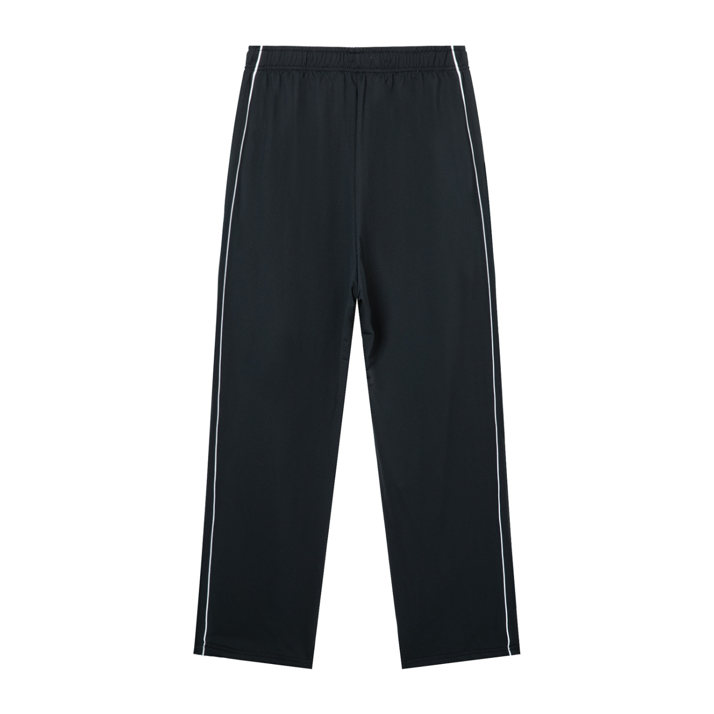 current red straight leg sweats
