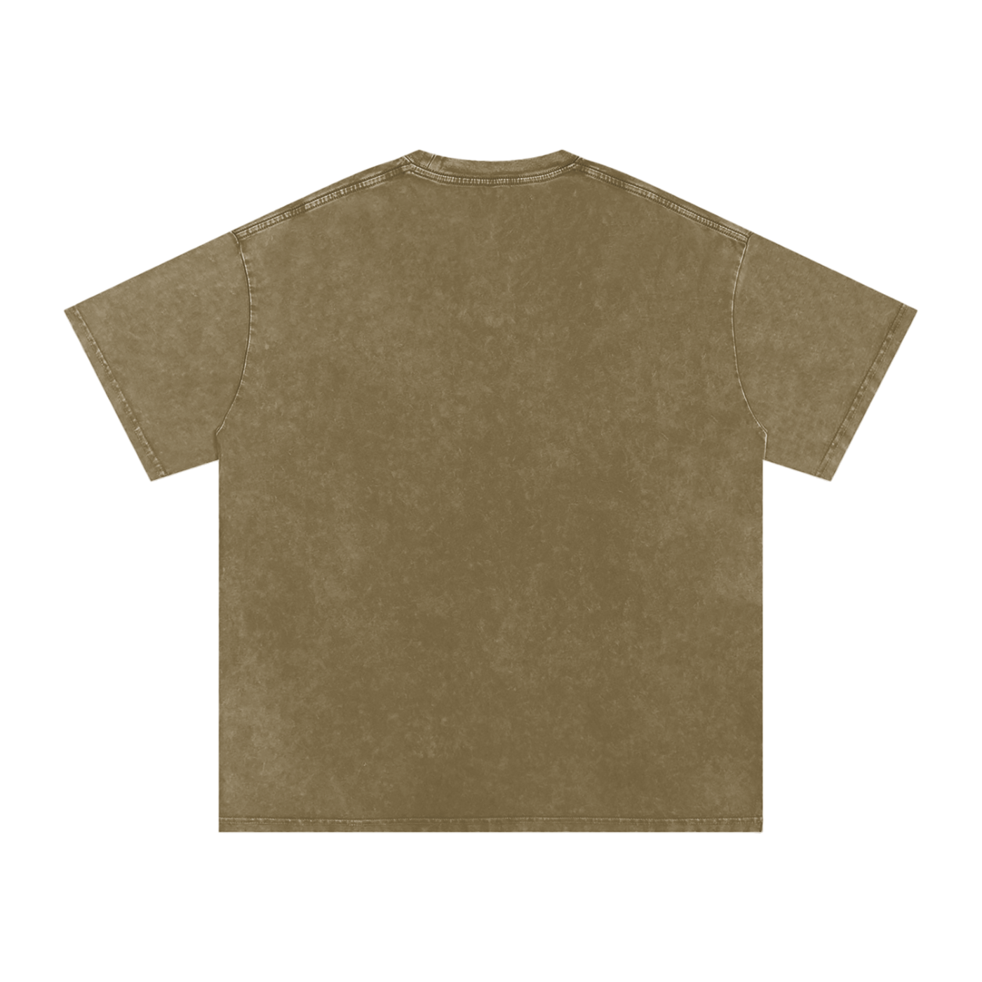 current red washed camo tee