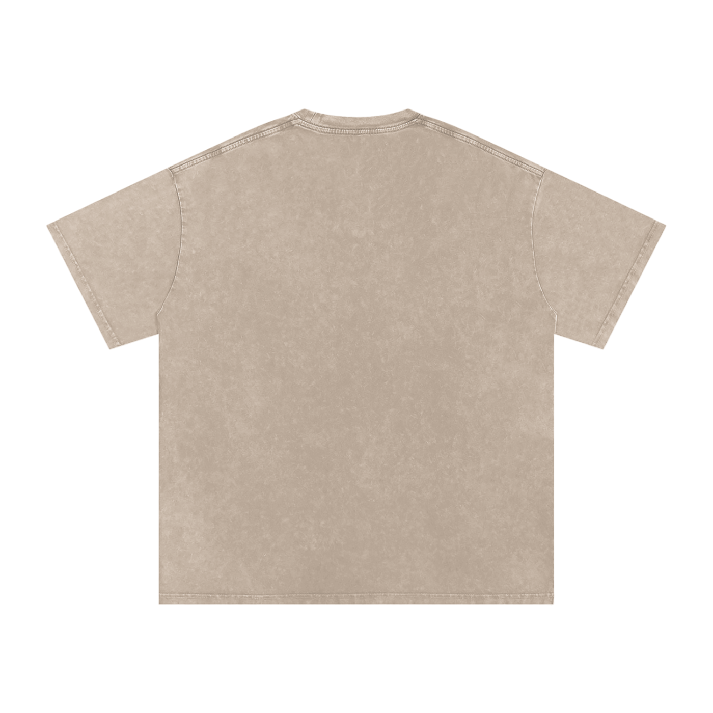 current red washed camo tee